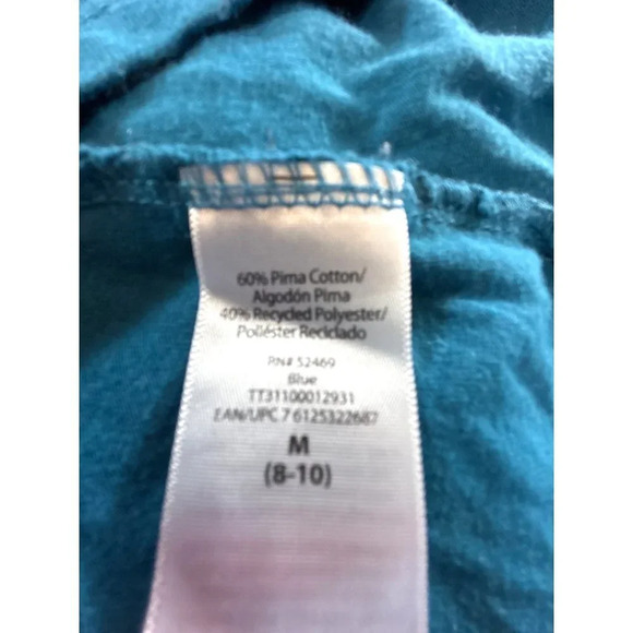 Time and Tru Womens Top Long Sleeves Blue Size M 8-10 - Picture 3 of 5